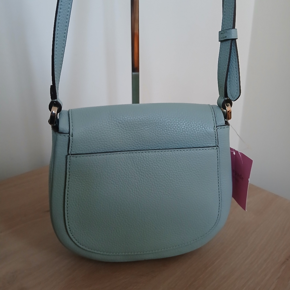 NWT Kate Spade Roulette Small Saddle - Picture 9 of 13